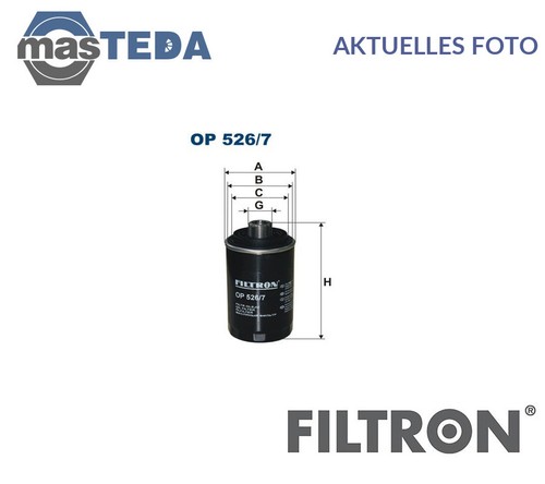 526 engine oil filter - 526/7,