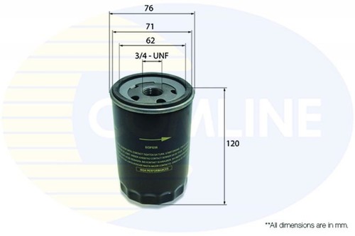 Engine oil filter - comline, for