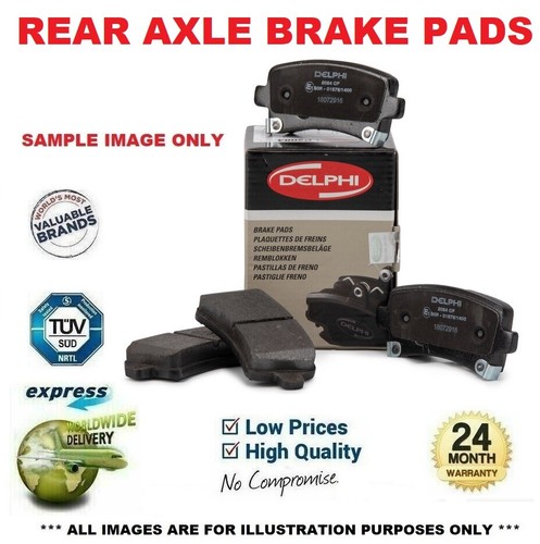 Rear brake pads - set, seat