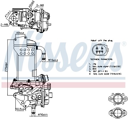 98325 nissens egr module for - 98325,