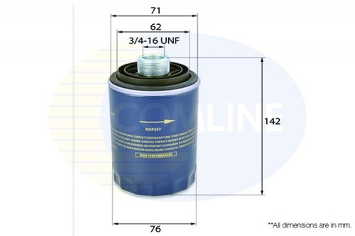 Engine oil filter - oil, comline