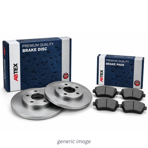 Rear brake solid - &, pads