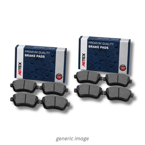 Front rear pads fits seat - front,