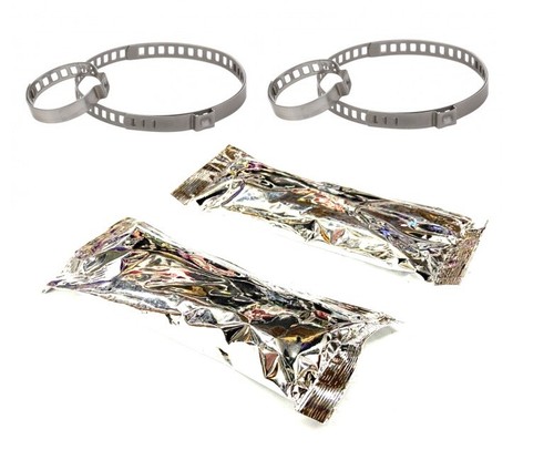 Boot kit clips steel - kit, s/steel