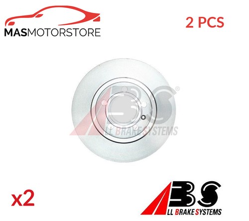 Brake discs set - discs, rear